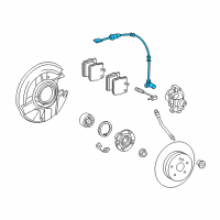 OEM 2006 Chrysler Crossfire Wiring-Wheel Speed Diagram - 5099912AA