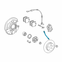 OEM Chrysler Crossfire Line-Brake Diagram - 5099245AA