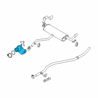 OEM 2017 BMW X5 Catalytic Converter Diagram - 18-32-7-643-427