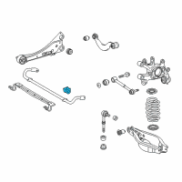 OEM 2012 Lexus HS250h Bush, Stabilizer, Rear Diagram - 48818-12280