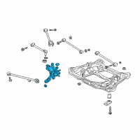 OEM 2002 Acura CL Knuckle, Right Rear Diagram - 52210-S0K-A00