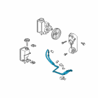 OEM Hummer Hose Asm-P/S Gear Inlet & Outlet Diagram - 20934199