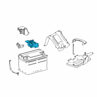 OEM Lexus Block, Terminal Diagram - 82651-50010