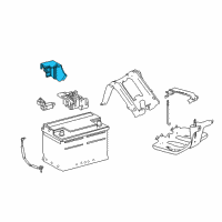 OEM 2021 Lexus LS500 Cover, Connector Diagram - 82821-50730