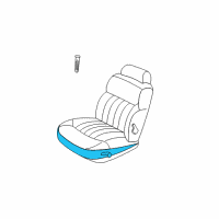 OEM Chrysler 300M Seat Cushion Pad Diagram - UG281L5AA