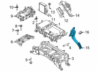 Genuine Chevrolet Corvette Accelerator Pedal Position Sensor diagram