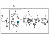 OEM Hyundai Tucson SWITCH ASSY-STRG REMOTE CONT R Diagram - 96720-N9190