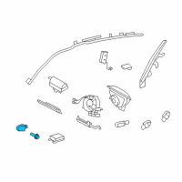 OEM Lexus ES350 Sensor, Air Bag, Front Diagram - 89173-39435