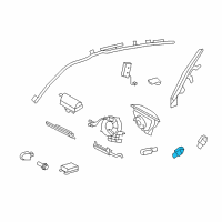 OEM 2010 Lexus ES350 Sensor, Side Air Bag Diagram - 89831-30010