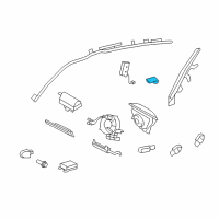 OEM 2007 Lexus ES350 Computer, Occupant Detection Diagram - 89952-0W012