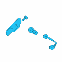 OEM Hyundai Sonata Lamp Assembly-Reflex Reflector & Side Marker Front, R Diagram - 92304-3D000