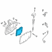 OEM 2019 Ford Transit Connect ECM Diagram - KV6Z-12A650-DA