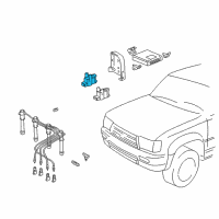 OEM 1998 Toyota T100 Coil Diagram - 90919-02220