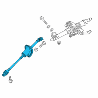 OEM 2015 Hyundai Genesis Joint Assembly-Steering Diagram - 56400-B1000