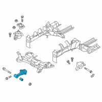 OEM Kia Forte5 Roll Rod Bracket Assembly Diagram - 219503X000