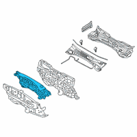 OEM Hyundai Santa Fe Insulator-Dash Panel Diagram - 84124-S2000