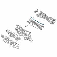 OEM Hyundai Santa Fe W/STRIP-Hood Diagram - 86430-S1000