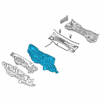 OEM Hyundai Santa Fe PANEL COMPLETE-DASH Diagram - 64300-S2500