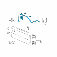 OEM 2007 Ford Mustang Actuator Cable Diagram - 8R3Z-63221A00-A