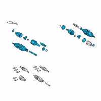 OEM Lexus Shaft Assy, Front Drive, RH Diagram - 43410-0E011