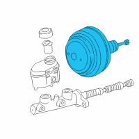 OEM 2006 Toyota Tundra Booster Assembly Diagram - 44610-0C012