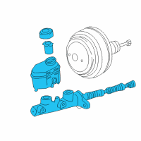 OEM 2004 Toyota Tundra Master Cylinder Diagram - 47201-0C012