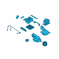 OEM Kia Borrego Blower Unit Diagram - 971022J000