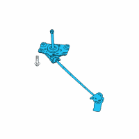 OEM 2014 Kia Sorento Carrier Assembly-Spare Wheel Diagram - 628001U100