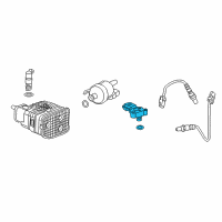 OEM 2016 Chevrolet Cruze Booster Sensor Diagram - 55573249