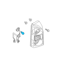 OEM Nissan Xterra Bulb Diagram - 26717-9B90A