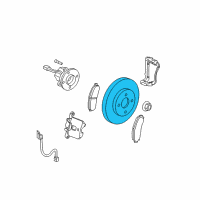 OEM Chevrolet Cobalt Rotor Diagram - 19303829