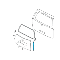 OEM Ford Expedition Window Lift Cylinder Diagram - 2L1Z-78406A11-BA