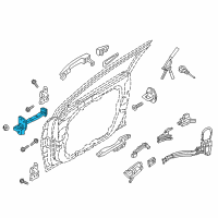 OEM 2018 Hyundai Sonata Checker Assembly-Front Door, LH Diagram - 79380-C1020