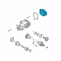 OEM 2004 BMW X5 Transmission Cover Diagram - 33-11-7-504-045