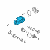 OEM 2004 BMW X5 Rear Differential Assy Diagram - 33-10-7-534-577