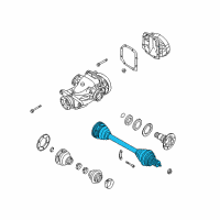 OEM 2004 BMW X5 Outer Cv Joint Rear Diagram - 33-20-7-500-915