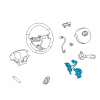 OEM Lexus CT200h Switch Assembly, Steering Diagram - 84250-76060