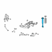 OEM 2005 Cadillac STS Shock Diagram - 19302796