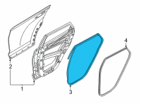 OEM Hyundai Tucson W/STRIP ASSY-RR DR SIDE RH Diagram - 83140-CW000