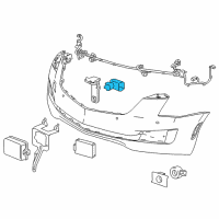 OEM 2016 Cadillac CTS Ambient Temperature Sensor Diagram - 22769165