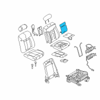 OEM 2014 Ford F-150 Seat Back Heater Diagram - AL3Z-14D696-A