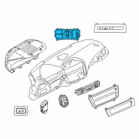 OEM 2015 BMW 320i xDrive Control Element Light Diagram - 61-31-9-265-296