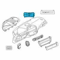 OEM 2016 BMW M235i xDrive Control Element Light Diagram - 61-31-9-265-296