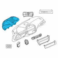 OEM BMW M235i Instrument Cluster Diagram - 62-10-6-805-196