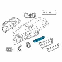 OEM 2015 BMW M235i xDrive Climate Control Module Diagram - 64119320347