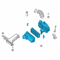 OEM Infiniti Air Cleaner Diagram - 16500-3JA0D