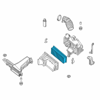 OEM 2016 Infiniti QX60 Element Assembly-Air Diagram - 16546-74S00