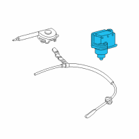 OEM Mercury Monterey Cruise Servo Diagram - 6F2Z-9C735-AA