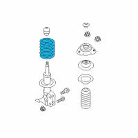 OEM 2013 Scion FR-S Coil Spring Diagram - SU003-04144