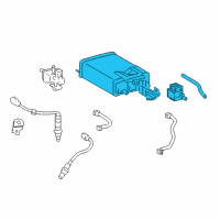 OEM 2022 Toyota Tacoma Vapor Canister Diagram - 77740-04070